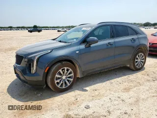 2020 Cadillac XT4 FWD Sport with VIN 1GYFZER43LF152773, listed as a Copart auction lot 57235495 with 45,053 mi miles and Salvage title. Bid and sale history available at DreamBid. Image 1.