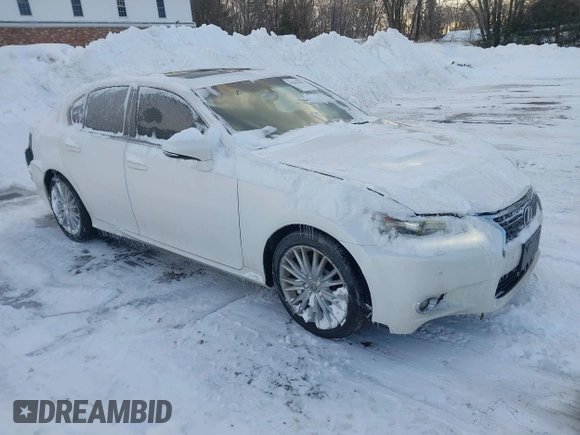 2013 Lexus GS 350 with VIN JTHCE1BL9D5005197, listed as a IAAI auction lot 41561420 with 244,497 mi miles and . Bid and sale history available at DreamBid. Image 1.