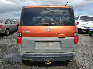 2004 Honda Element EX with VIN 5J6YH28684L029955, listed as a Copart auction lot 51153595 with 306,027 mi miles and Salvage title. Bid and sale history available at DreamBid. Image 6.