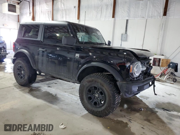 2022 Ford Bronco with VIN 1FMDE5AH7NLB79711, listed as a Copart auction lot 88099785 with 28,044 mi miles and Salvage title. Bid and sale history available at DreamBid. Image 4.