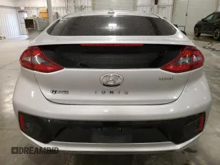 2017 Hyundai Ioniq SEL with VIN KMHC75LC9HU018878, listed as a Copart auction lot 61979995 with 184,309 mi miles and Clean title. Bid and sale history available at DreamBid. Image 6.