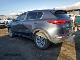 2017 Kia Sportage LX with VIN KNDPM3AC2H7165760, listed as a Copart auction lot 48180215 with 80,238 mi miles and Salvage Title. Bid and sale history available at carsss.com. Image 2.