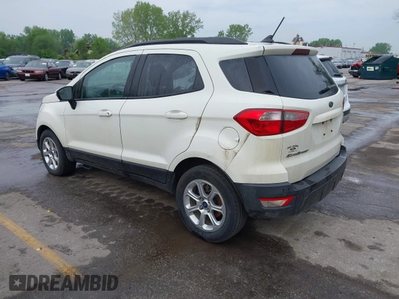 2019 Ford EcoSport SE with VIN MAJ3S2GE7KC290961, listed as a IAAI auction lot 42073145 with 156,178 mi miles and . Bid and sale history available at DreamBid. Image 3.