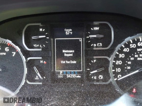 2021 Toyota Tundra SR5 with VIN 5TFDY5F19MX004939, listed as a IAAI auction lot 42197440 with 94,299 mi miles and . Bid and sale history available at DreamBid. Image 7.