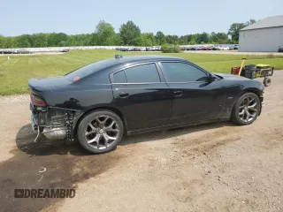 2016 Dodge Charger R/T with VIN 2C3CDXCT4GH303356, listed as a Copart auction lot 59140015 with 128,049 mi miles and Salvage title. Bid and sale history available at DreamBid. Image 3.