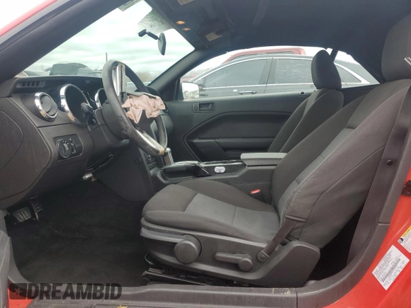 2007 Ford Mustang Deluxe with VIN 1ZVFT84N275312594, listed as a Copart auction lot 81361744 with Not Provided miles and Salvage Title. Bid and sale history available at carsss.com. Image 7.