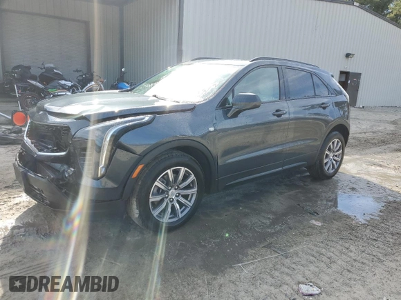 2020 Cadillac XT4 FWD Sport with VIN 1GYFZER49LF142149, listed as a Copart auction lot 47091745 with 41,672 mi miles and Salvage title. Bid and sale history available at DreamBid. Image 1.