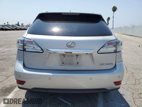 2011 Lexus RX 350 with VIN 2T2ZK1BA4BC059215, listed as a Copart auction lot 64992495 with 187,251 mi miles and Salvage title. Bid and sale history available at DreamBid. Image 6.