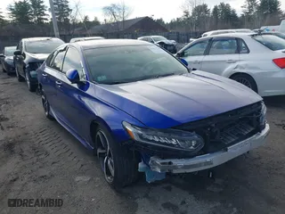 2020 Honda Accord Sedan Sport with VIN 1HGCV1F33LA145572, listed as a IAAI auction lot 41821328 with 54,956 mi miles. Bid and sale history available at carsss.com. Image 13.