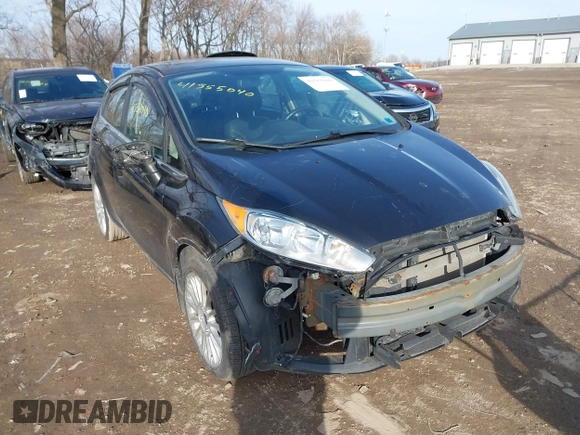 2014 Ford Fiesta Titanium z VIN 3FADP4FJXEM127644, wystawiony jako IAAI lot #41555040 z przebiegiem 107 046 mil mil oraz . Historia ofert i sprzedaży dostępna na DreamBid. Obrazek 1.