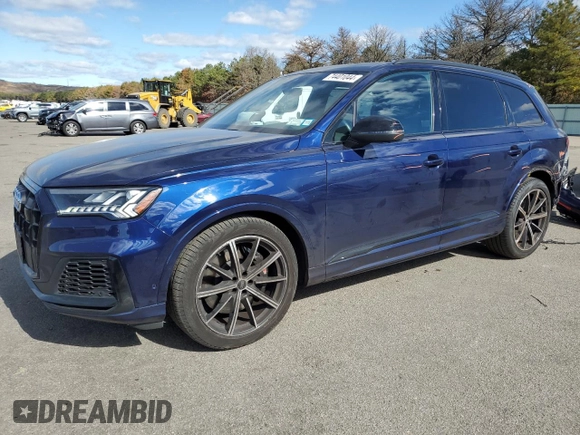 2021 Audi SQ7 Premium Plus z VIN WA1AWBF73MD034266, wystawiony jako Copart lot #74401044 z przebiegiem 37 360 mil mil oraz Szkoda całkowita • Salvage title. Historia ofert i sprzedaży dostępna na DreamBid. Obrazek 1.