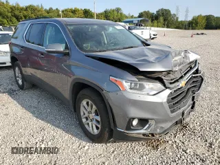 2021 Chevrolet Traverse LT Leather with VIN 1GNEVHKW0MJ209981, listed as a Copart auction lot 70759544 with 98,551 mi miles and Salvage Title. Bid and sale history available at carsss.com. Image 4.
