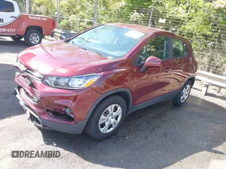 2017 Chevrolet Trax LS with VIN 3GNCJKSBXHL231417, listed as a IAAI auction lot 42032587 with 56,986 mi miles. Bid and sale history available at carsss.com. Image 2.