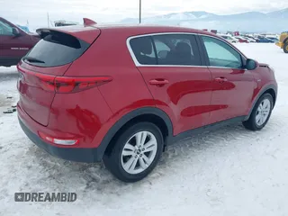 2018 Kia Sportage LX with VIN KNDPMCAC8J7324190, listed as a IAAI auction lot 41599162 with 41,573 mi miles. Bid and sale history available at carsss.com. Image 4.