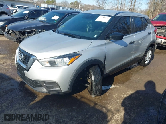 2020 Nissan Kicks S with VIN 3N1CP5BV8LL534047, listed as a IAAI auction lot 41155052 with 67,046 mi miles and . Bid and sale history available at carsss.com. Image 16.