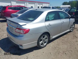 2013 Toyota Corolla L with VIN 5YFBU4EE9DP105916, listed as a IAAI auction lot 42064103 with 263,531 mi miles. Bid and sale history available at carsss.com. Image 4.