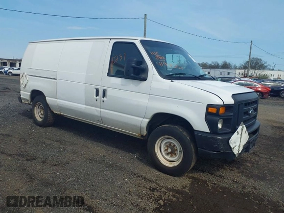 2010 Ford Econoline Cargo Commercial with VIN 1FTNE1EW8ADA91801, listed as a IAAI auction lot 41940231 with 201,516 mi miles and . Bid and sale history available at carsss.com. Image 1.