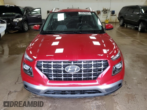 2023 Hyundai Venue Limited with VIN KMHRC8A30PU221005, listed as a Copart auction lot 59570625 with 9,452 mi miles and Salvage title. Bid and sale history available at DreamBid. Image 5.