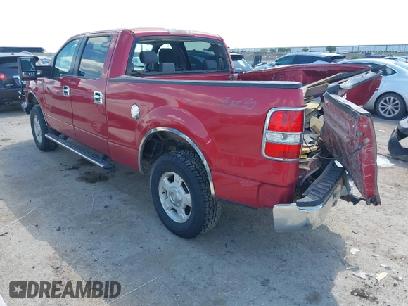 2008 Ford F-150 XLT with VIN 1FTPW14VX8FB92643, listed as a IAAI auction lot 42248564 with 249,537 mi miles and . Bid and sale history available at DreamBid. Image 3.