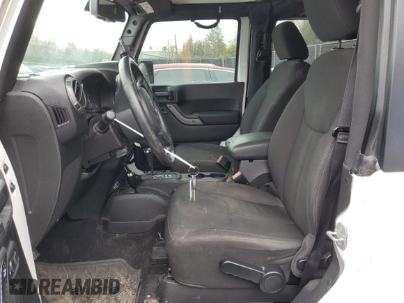 2015 Jeep Wrangler Sport with VIN 1C4AJWAG1FL525429, listed as a Copart auction lot 43033025 with 93,972 mi miles and Salvage title. Bid and sale history available at DreamBid. Image 7.
