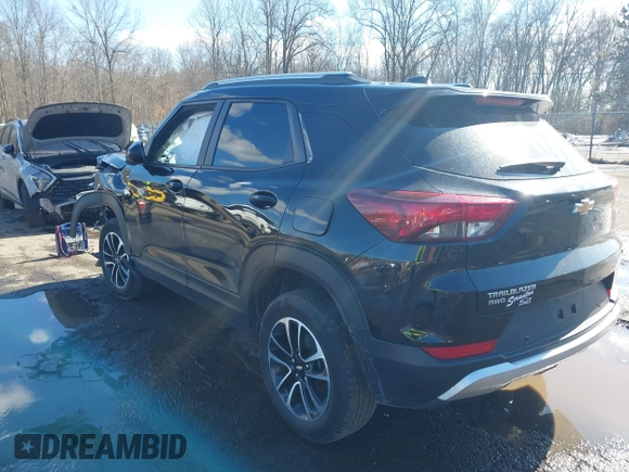 2024 Chevrolet TrailBlazer LT with VIN KL79MRSL6RB055042, listed as a IAAI auction lot 41676033 with 35,304 mi miles and . Bid and sale history available at DreamBid. Image 3.
