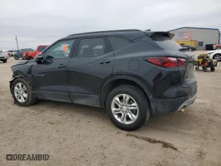 2021 Chevrolet Blazer LT with VIN 3GNKBJRS7MS573058, listed as a Copart auction lot 44967365 with 77,254 mi miles and Salvage Title. Bid and sale history available at carsss.com. Image 2.