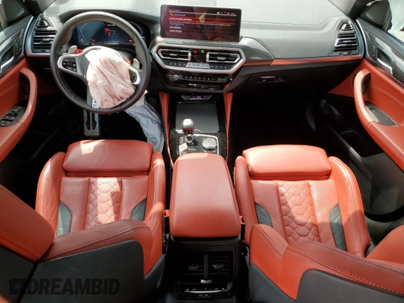 2022 BMW X3 M with VIN 5YM13EC00N9K53625, listed as a Copart auction lot 59045903 with 0 mi miles. Bid and sale history available at carsss.com. Image 8.