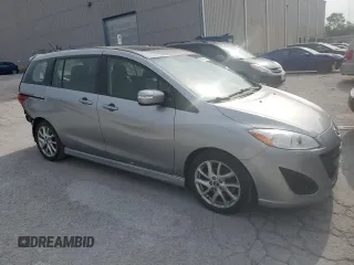 2014 Mazda 5 Grand Touring with VIN JM1CW2DL1E0165803, listed as a Copart auction lot 62914124 with 71,127 mi miles and Salvage Title. Bid and sale history available at carsss.com. Image 4.
