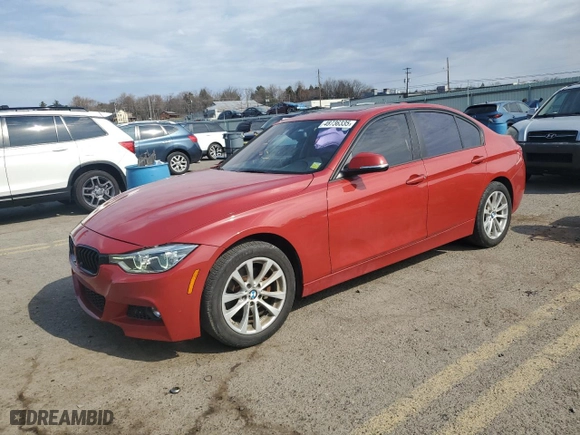 2018 BMW 3 Series 320i xDrive with VIN WBA8A3C57JA505812, listed as a Copart auction lot 48736335 with 45,024 mi miles and Clean Title. Bid and sale history available at carsss.com. Image 1.