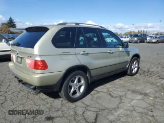 2001 BMW X5 3.0i with VIN WBAFA53591LM83013, listed as a Copart auction lot 75572374 with 0 mi miles and Clean Title. Bid and sale history available at carsss.com. Image 3.