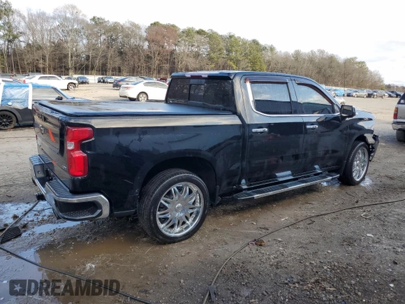 2021 Chevrolet Silverado 1500 LTZ with VIN 3GCUYGED2MG400206, listed as a Copart auction lot 44011685 with 52,249 mi miles and Salvage Title. Bid and sale history available at DreamBid. Image 3.
