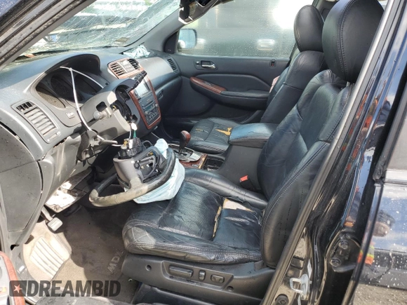 2004 Acura MDX Touring Pkg w/Navigation with VIN 2HNYD18824H522423, listed as a Copart auction lot 37157884 with 0 mi miles and Non Repairable. Bid and sale history available at carsss.com. Image 7.