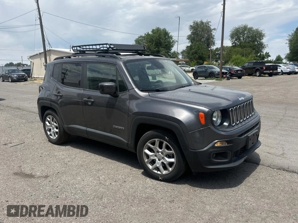 2018 Jeep Renegade Latitude с VIN ZACCJABB1JPJ13172, выставлен на аукционе Copart как лот 63663095 с пробегом 101 574 миль миль и Чистый • Clean title. История ставок и продаж доступна на DreamBid. Изображение 1.