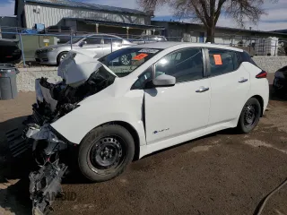 2018 Nissan LEAF S with VIN 1N4AZ1CP3JC307158, listed as a Copart auction lot 47318235 with Not Provided miles and Non Repairable. Bid and sale history available at DreamBid. Image 1.