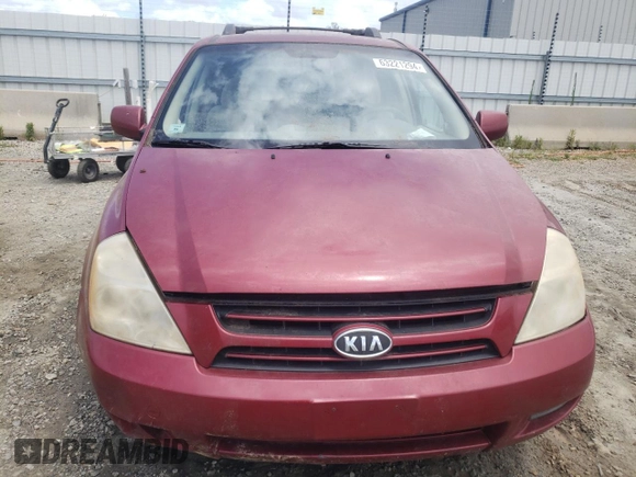 2006 Kia Sedona LX with VIN KNDMB233066086431, listed as a Copart auction lot 63221294 with 181,290 mi miles and Clean Title. Bid and sale history available at DreamBid. Image 5.