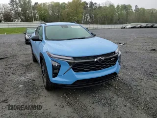2024 Chevrolet Trax 2RS with VIN KL77LJE25RC206297, listed as a Copart auction lot 50798815 with 5,754 mi miles and Salvage Title. Bid and sale history available at DreamBid. Image 12.