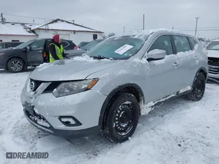 2015 Nissan Rogue S with VIN KNMAT2MV6FP549554, listed as a IAAI auction lot 41262865 with 123,539 mi miles. Bid and sale history available at carsss.com. Image 17.