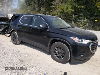 2019 Chevrolet Traverse LS with VIN 1GNERFKWXKJ250737, listed as a Copart auction lot 71469324 with 121,640 mi miles and Salvage Title. Bid and sale history available at carsss.com. Image 4.