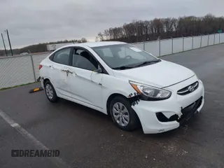 2015 Hyundai Accent GLS with VIN KMHCT4AE0FU800378, listed as a IAAI auction lot 41935199 with 154,581 mi miles. Bid and sale history available at carsss.com. Image 1.