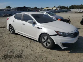 2013 Kia Optima Hybrid LX with VIN KNAGM4AD2D5061996, listed as a Copart auction lot 73626924 with 325,616 mi miles and Salvage Title. Bid and sale history available at carsss.com. Image 4.