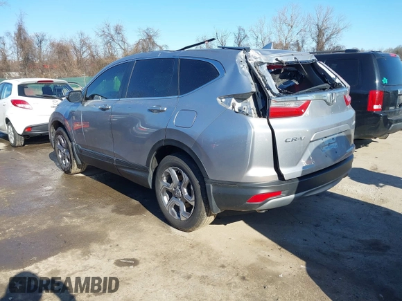 2018 Honda CR-V EX-L with VIN 2HKRW2H81JH658376, listed as a IAAI auction lot 41623188 with 89,603 mi miles. Bid and sale history available at carsss.com. Image 3.