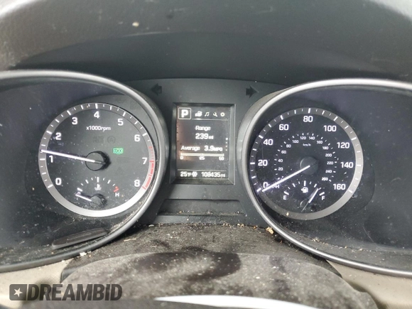 2018 Hyundai Santa Fe 2.4L with VIN 5XYZT3LB3JG571720, listed as a Copart auction lot 43942375 with 108,435 mi miles and Salvage title. Bid and sale history available at DreamBid. Image 9.