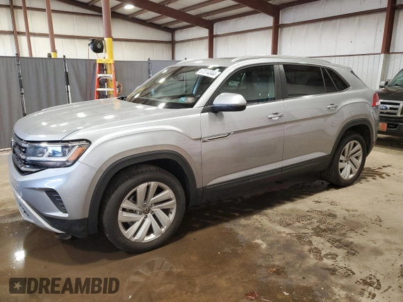 2023 Volkswagen Atlas SE with VIN 1V2KE2CA4PC212952, listed as a Copart auction lot 87014044 with 14,779 mi miles and Salvage title. Bid and sale history available at DreamBid. Image 1.