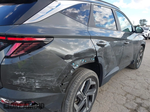 2022 Hyundai Tucson SEL with VIN 5NMJCCAE4NH018256, listed as a IAAI auction lot 41949435 with 26,513 mi miles. Bid and sale history available at carsss.com. Image 6.