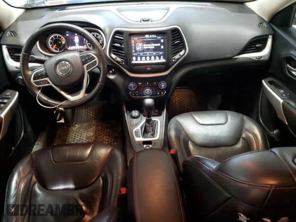 2017 Jeep Cherokee Trailhawk L Plus with VIN 1C4PJMBBXHW666051, listed as a Copart auction lot 51605455 with 99,259 mi miles and Salvage Title. Bid and sale history available at carsss.com. Image 8.