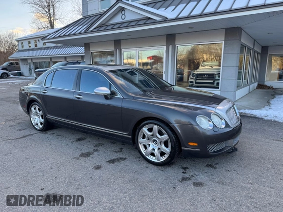 2008 Bentley Flying Spur with VIN SCBBR93W48C052621, listed as a Copart auction lot 44804635 with 142,600 mi miles and Clean Title. Bid and sale history available at DreamBid. Image 1.