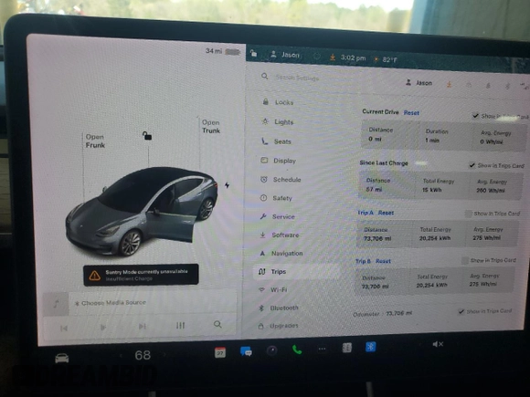 2018 Tesla Model 3 Long Range Battery with VIN 5YJ3E1EA5JF059313, listed as a Copart auction lot 51039105 with 73,706 mi miles and Salvage Title. Bid and sale history available at carsss.com. Image 9.