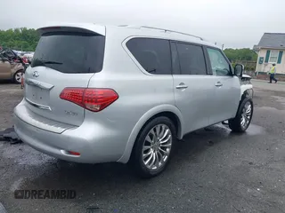 2016 Infiniti QX80 z VIN JN8AZ2NC0G9403107, wystawiony jako IAAI lot #42232384 z przebiegiem 98 763 mil mil oraz . Historia ofert i sprzedaży dostępna na DreamBid. Obrazek 4.
