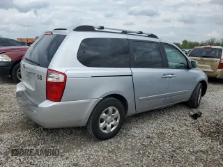 2008 Kia Sedona EX with VIN KNDMB233X86267636, listed as a Copart auction lot 55309025 with 265,379 mi miles and Salvage Title. Bid and sale history available at carsss.com. Image 3.