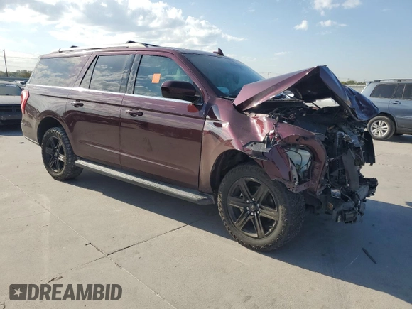 2021 Ford Expedition Max XLT with VIN 1FMJK1HT3MEA44100, listed as a Copart auction lot 78116324 with Not provided miles and Salvage title. Bid and sale history available at DreamBid. Image 4.